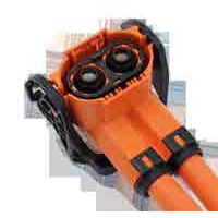 Amphenol 2芯塑料插座 A鍵位(不含端子)圖片1